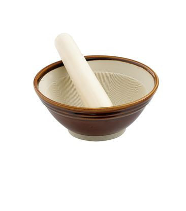 Asian Kitchen Surabachi with Pestle, 5.5 inches